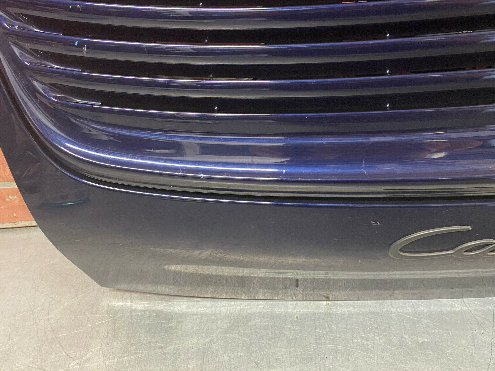 01 Porsche 911 996 Trunk Lid Deck Lid Engine Cover Blue 99651201101 - Image 6