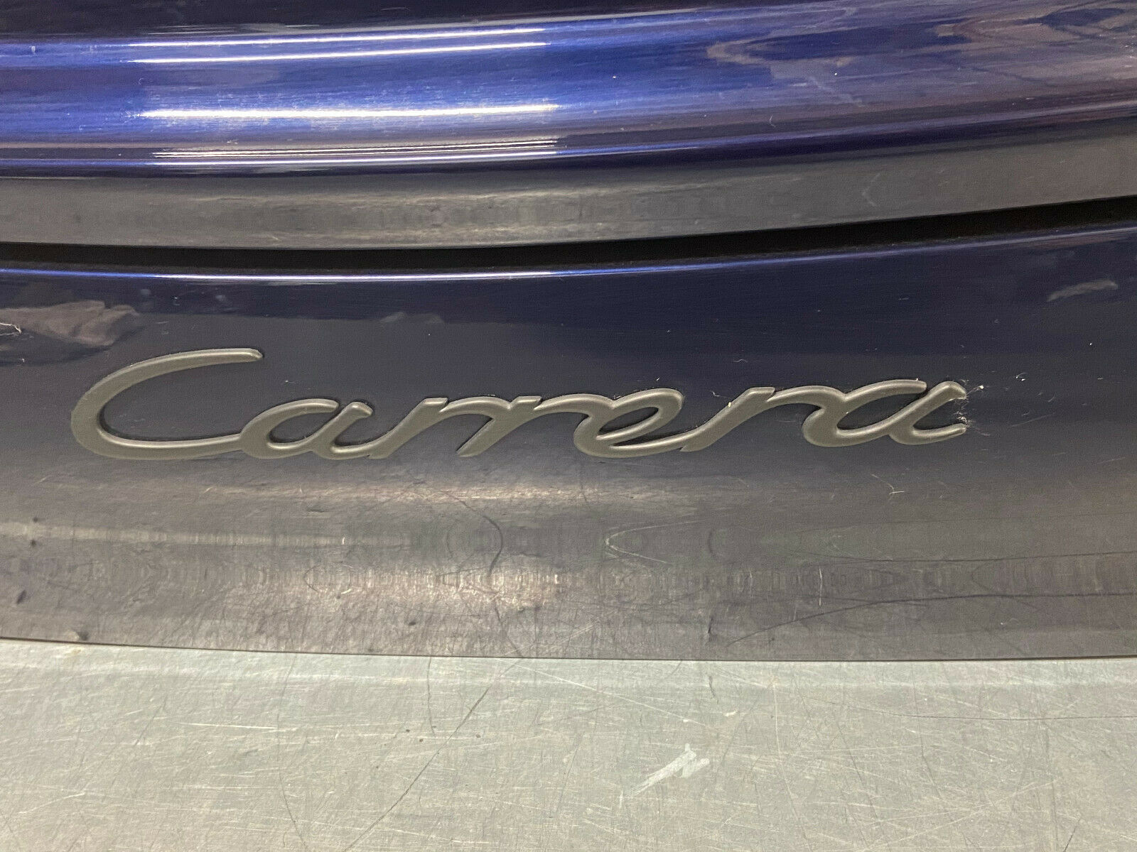 01 Porsche 911 996 Trunk Lid Deck Lid Engine Cover Blue 99651201101 - Image 7