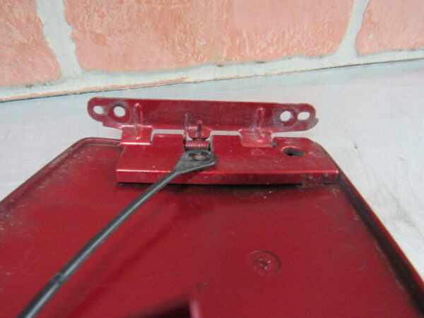 2008 Corvette C6 Fuel Door Lid Red  w/ cap - Image 6