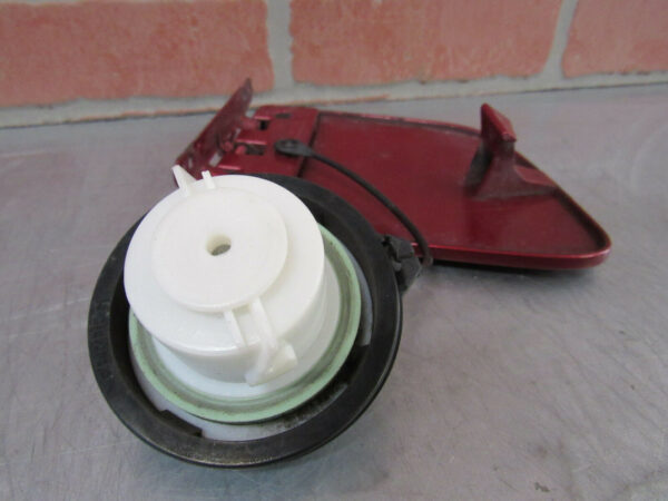 2008 Corvette C6 Fuel Door Lid Red  w/ cap - Image 7