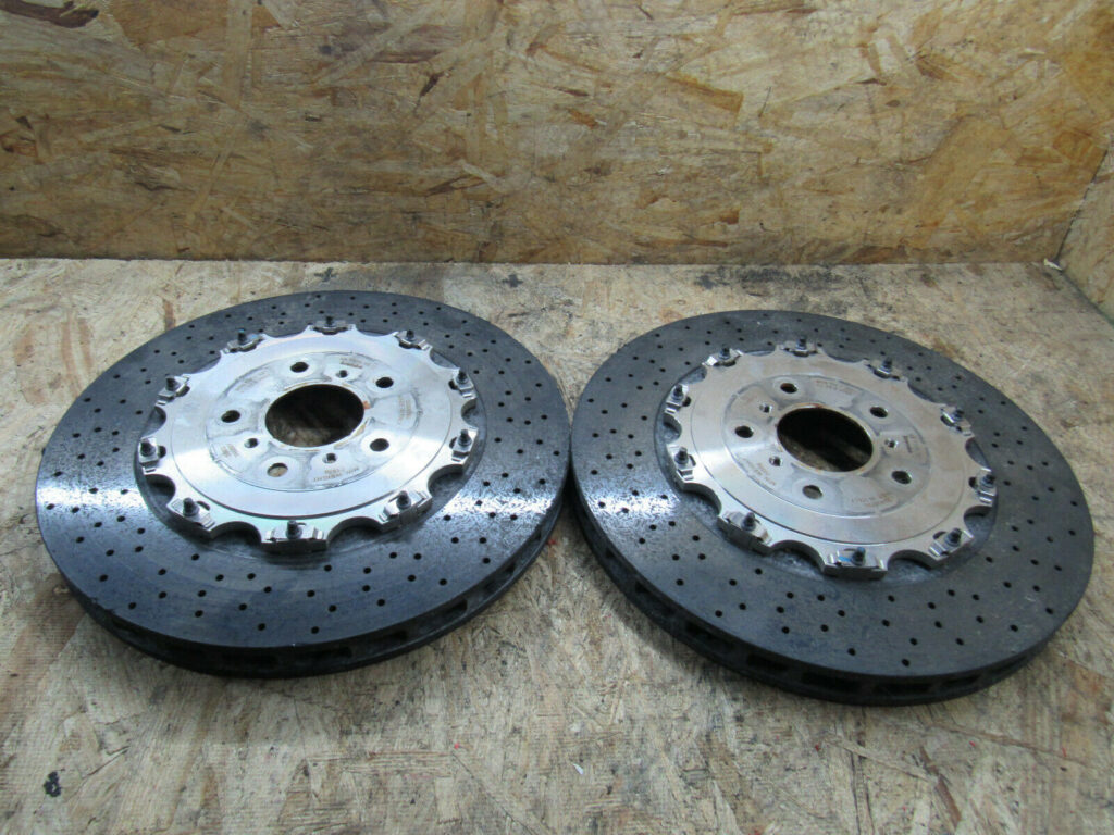 Brembo 06-13 Corvette Z06 Excl CC Brakes Fr GTR BBK 6Pist Billet 380x32 2pc Rotor Slot Type1-Nickel