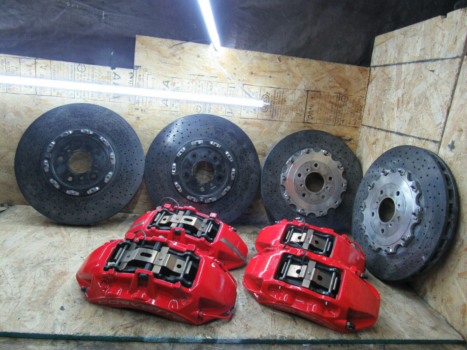 0513 C6 Corvette Z06 Brembo carbon ceramic brake kit z07 calipers