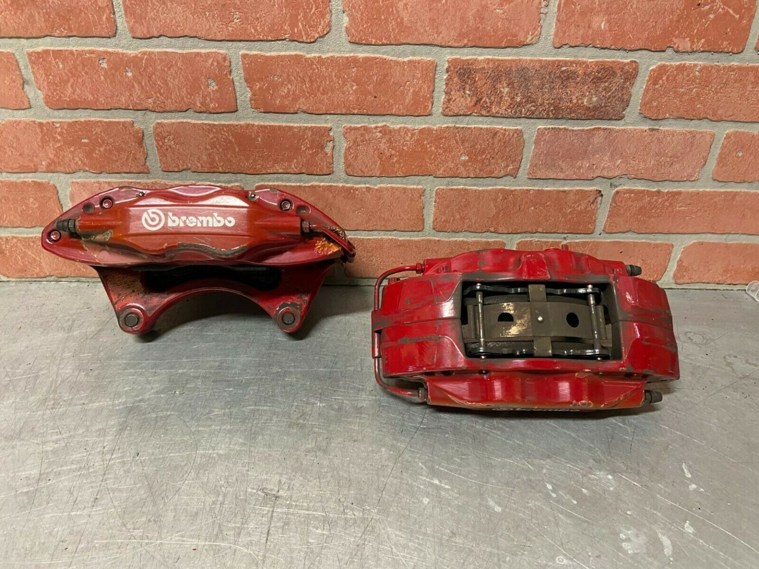 Mitsubishi Lancer Evo X Brembo Front Brake Calipers Evolution 10 Oem