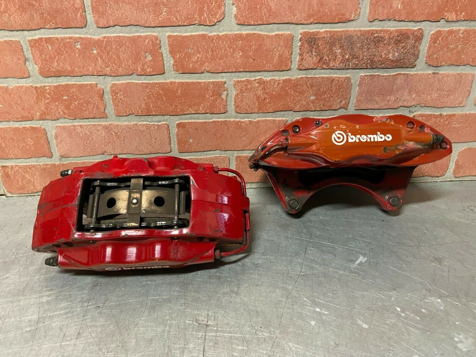 Mitsubishi Lancer Evo X Brembo Front Brake Calipers Evolution 10 Oem