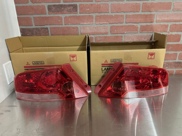 01-06 Lancer Evolution Evo 7 Ⅶ CT9A Genuine RED Tail Lights Lamps Evo 8 9 JDM