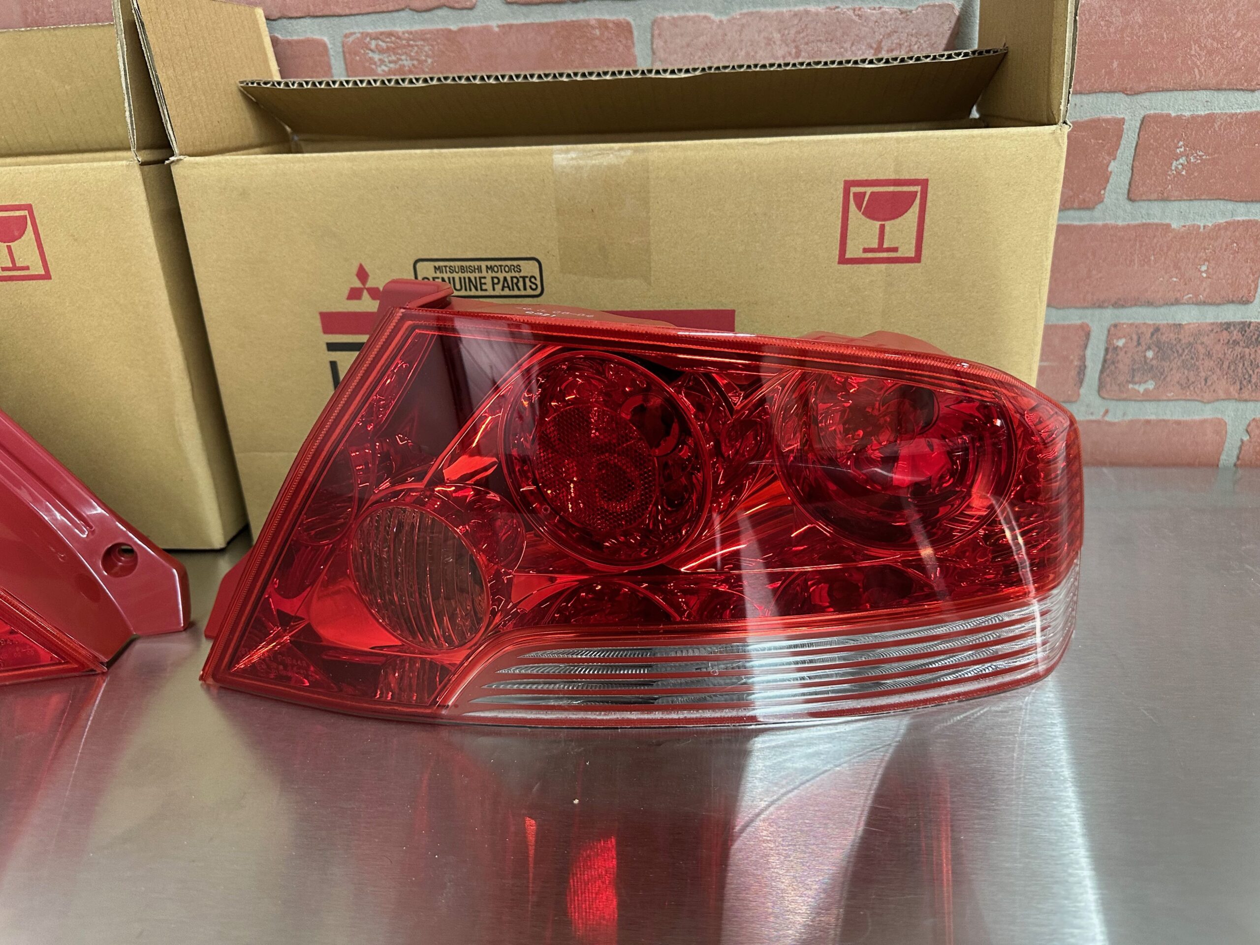 01-06 Lancer Evolution Evo 7 Ⅶ CT9A Genuine RED Tail Lights Lamps Evo 8 9 JDM - Image 3