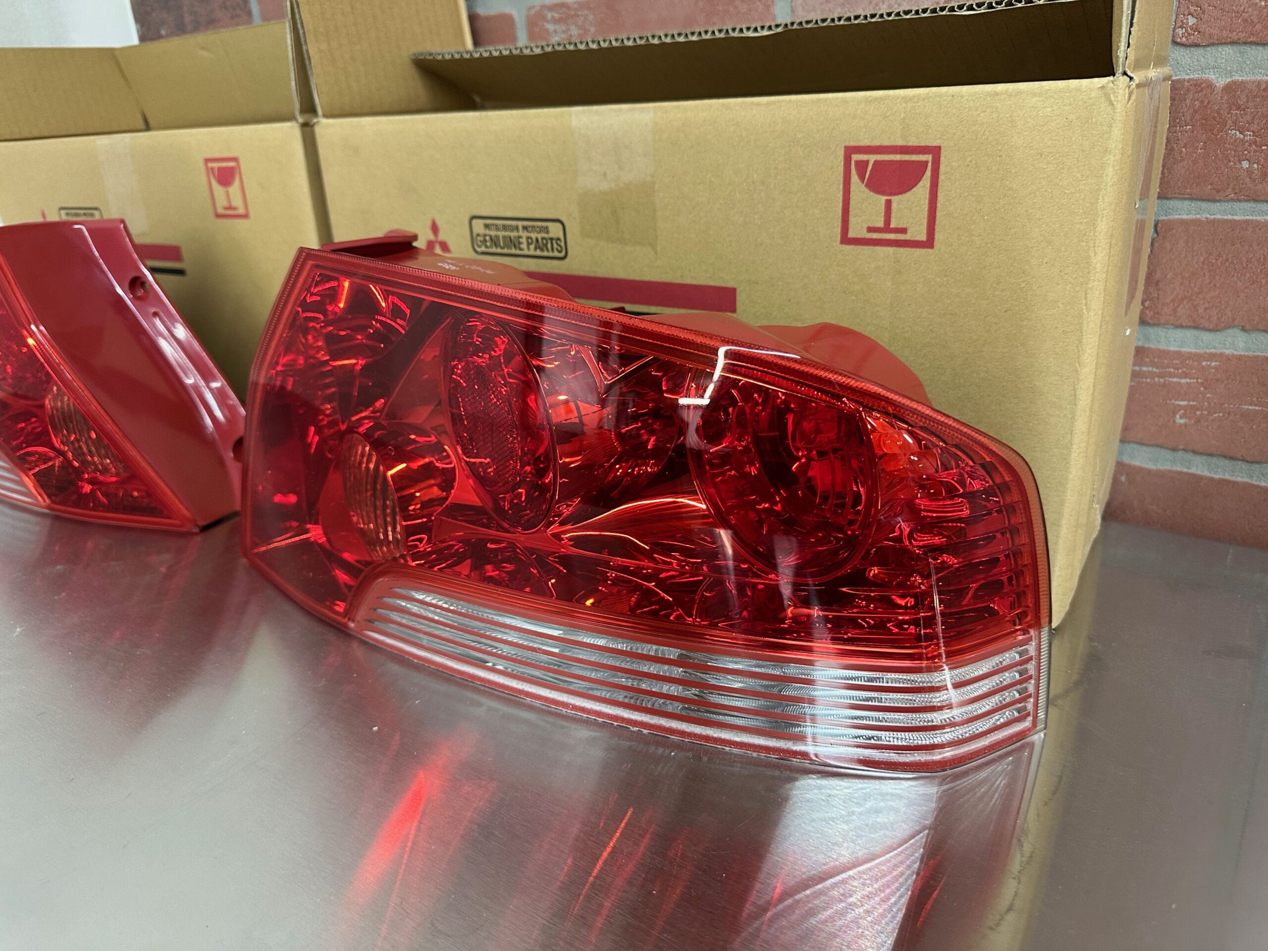01-06 Lancer Evolution Evo 7 Ⅶ CT9A Genuine RED Tail Lights Lamps Evo 8 9 JDM - Image 4