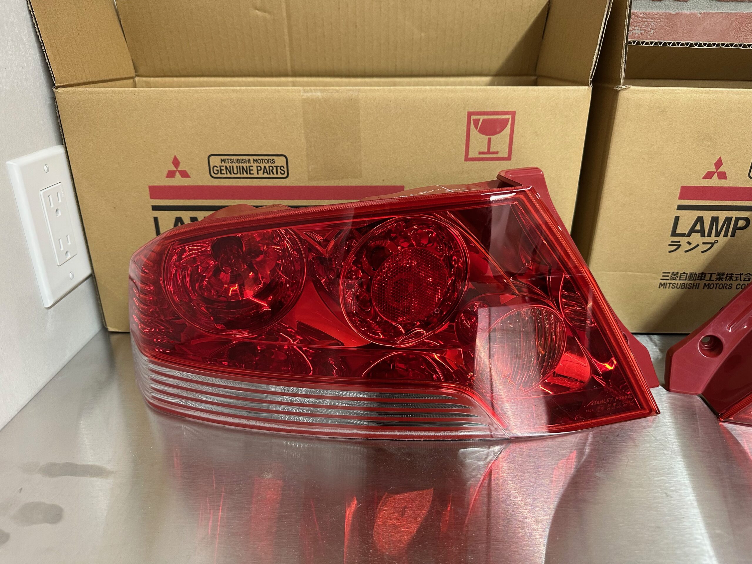 01-06 Lancer Evolution Evo 7 Ⅶ CT9A Genuine RED Tail Lights Lamps Evo 8 9 JDM - Image 5