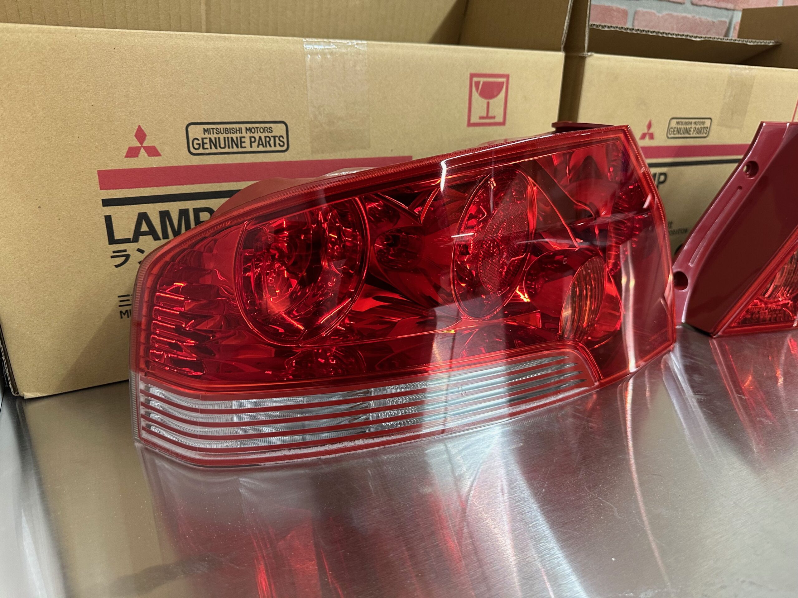 01-06 Lancer Evolution Evo 7 Ⅶ CT9A Genuine RED Tail Lights Lamps Evo 8 9 JDM - Image 6