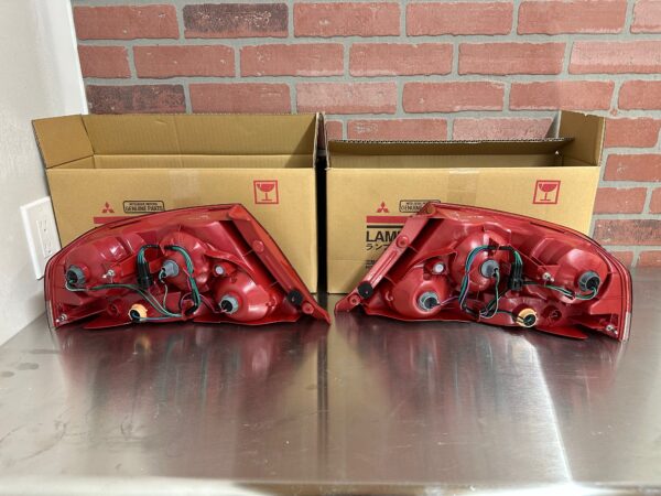 01-06 Lancer Evolution Evo 7 Ⅶ CT9A Genuine RED Tail Lights Lamps Evo 8 9 JDM - Image 7