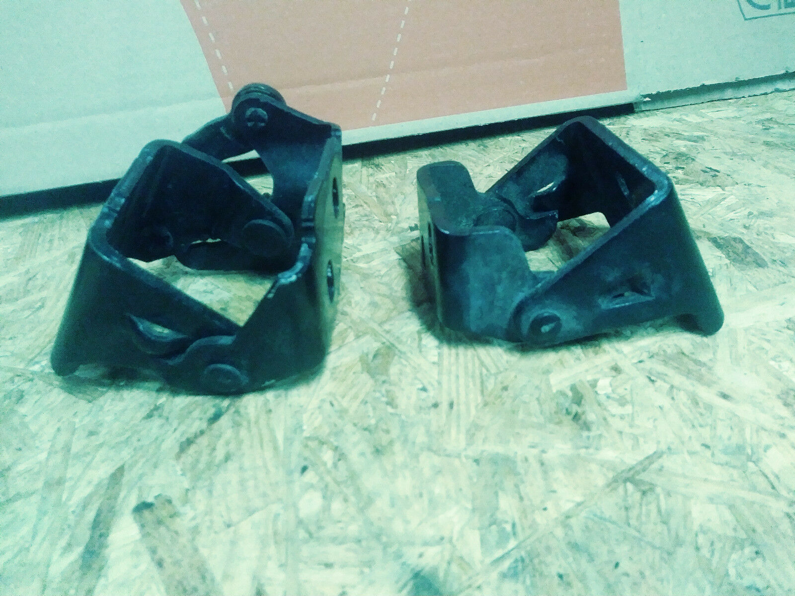 05 Corvette C6 RH Right Side Passenger Door Hinges Pair Upper and Lower - Image 5