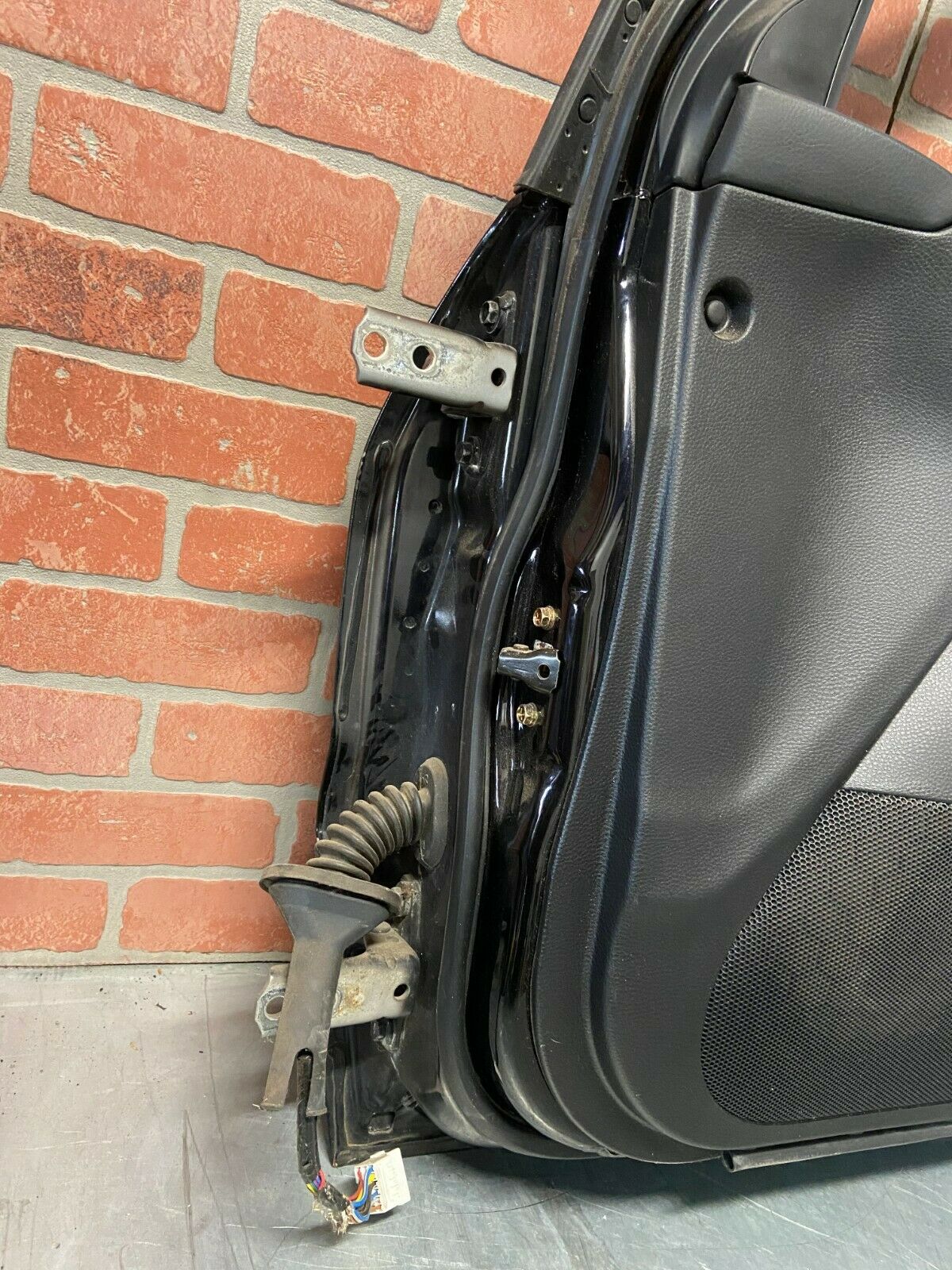 03-05 Mitsubishi Evolution 8 Door Shell Front Passenger right RH EVO8 Black - Image 11