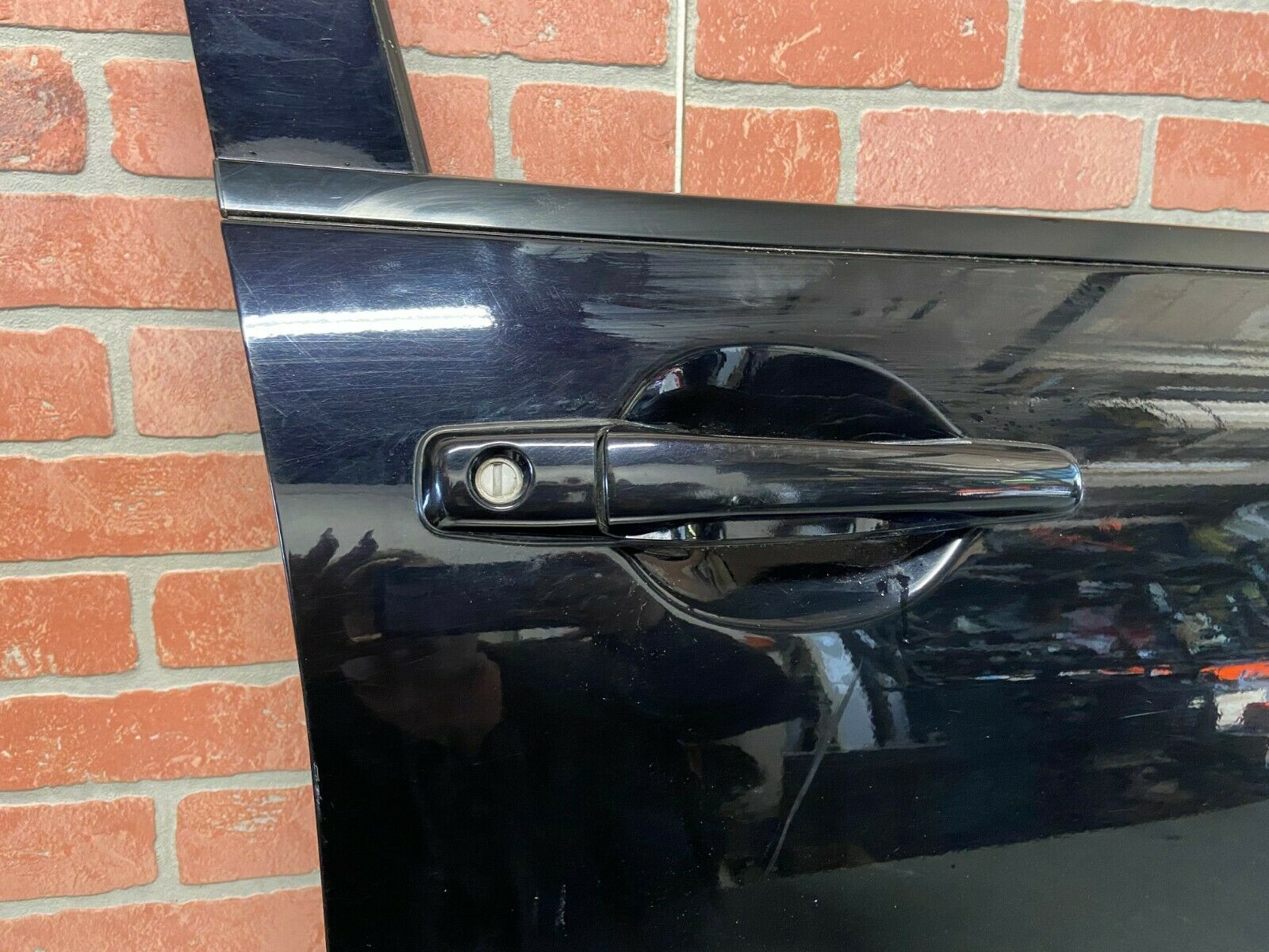 03-05 Mitsubishi Evolution 8 Door Shell Front Passenger right RH EVO8 Black - Image 3