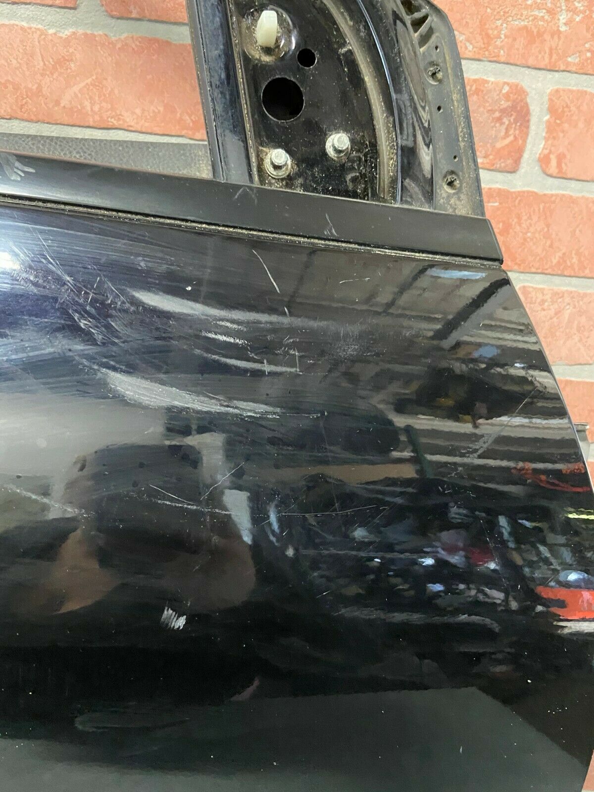 03-05 Mitsubishi Evolution 8 Door Shell Front Passenger right RH EVO8 Black - Image 5