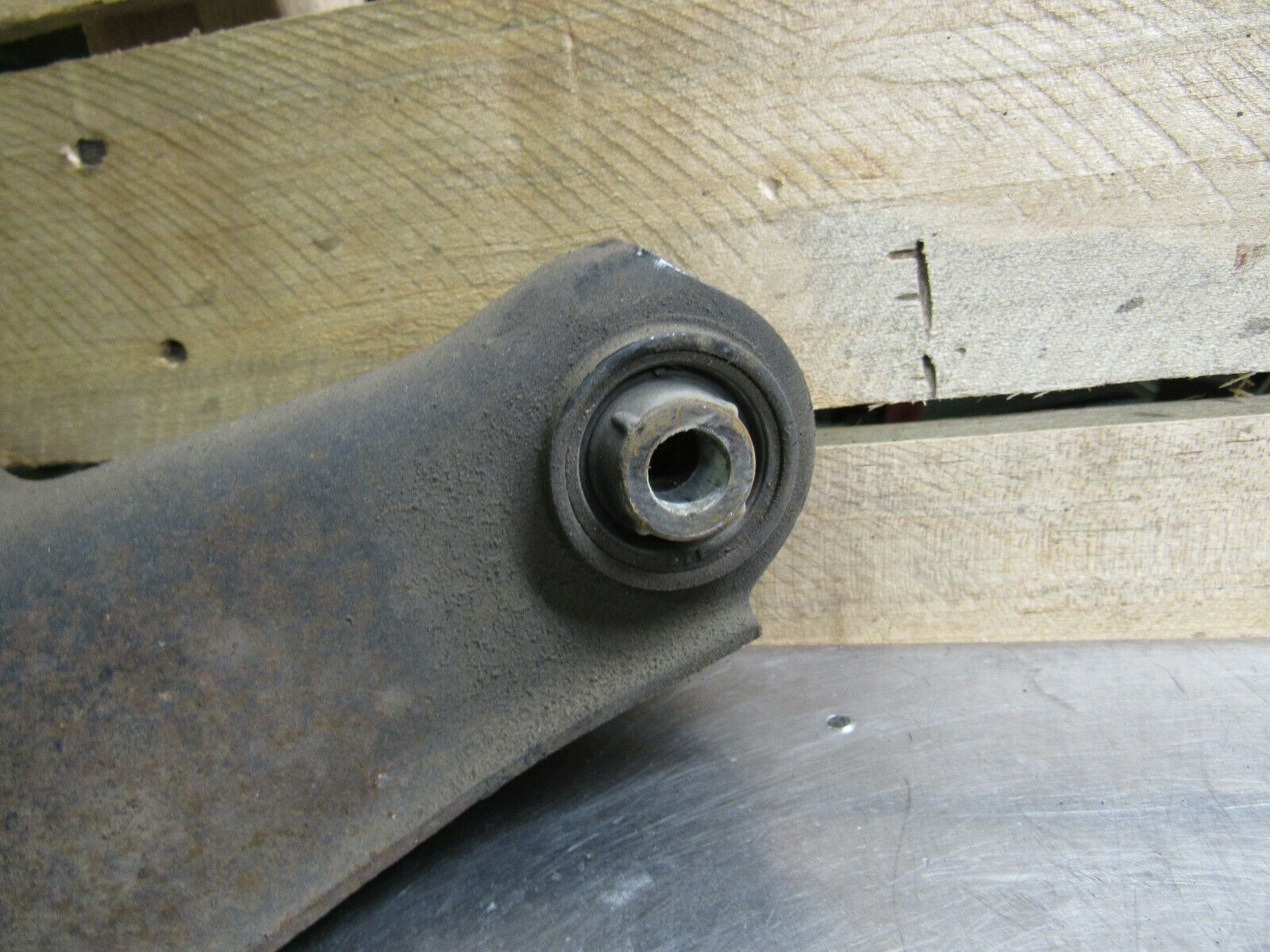 2010 MITSUBISHI RALLIART REAR LEFT DRIVER UPPER LOWER CONTROL ARM SET - Image 7