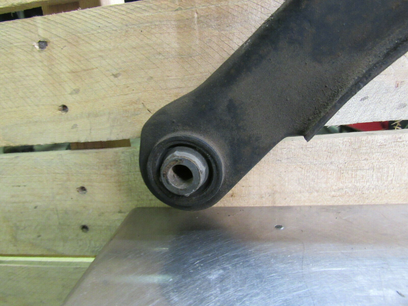 2010 MITSUBISHI RALLIART REAR LEFT DRIVER UPPER LOWER CONTROL ARM SET - Image 8