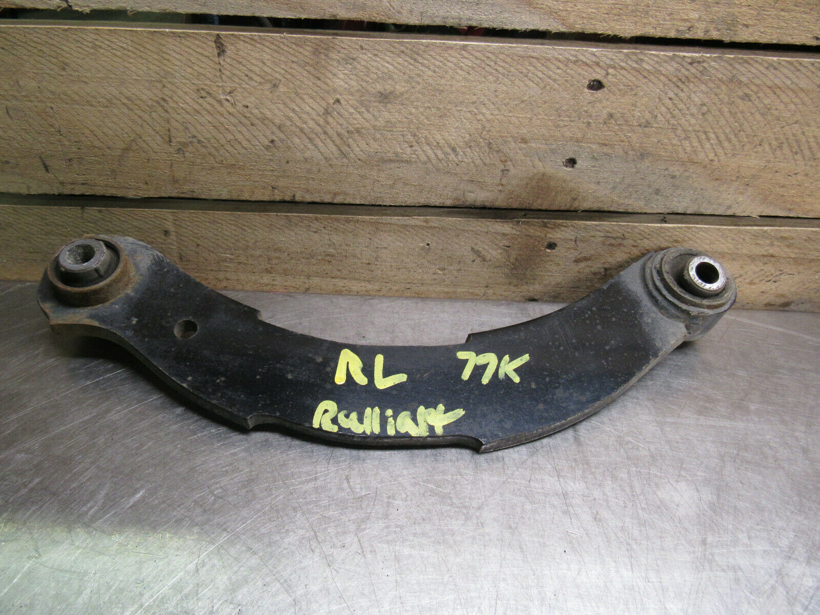 2010 MITSUBISHI RALLIART REAR LEFT DRIVER UPPER LOWER CONTROL ARM SET - Image 9