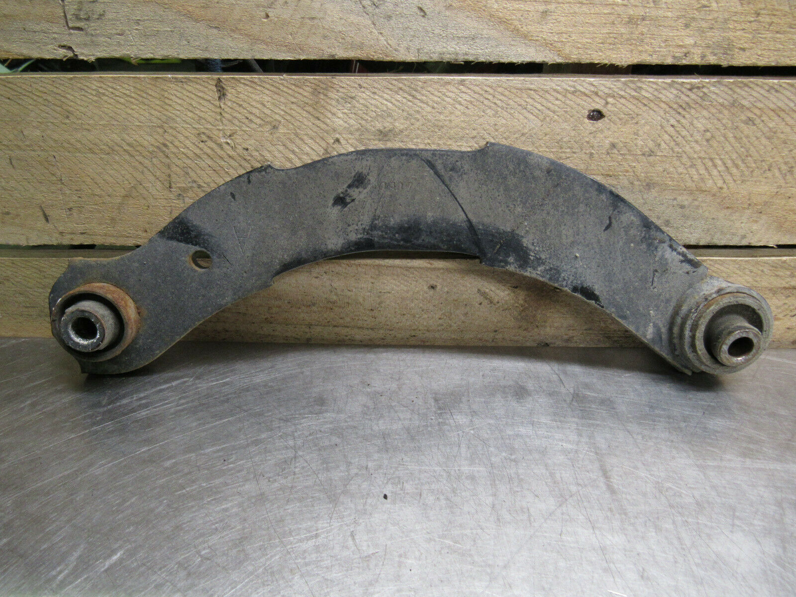 2010 MITSUBISHI RALLIART REAR LEFT DRIVER UPPER LOWER CONTROL ARM SET - Image 10