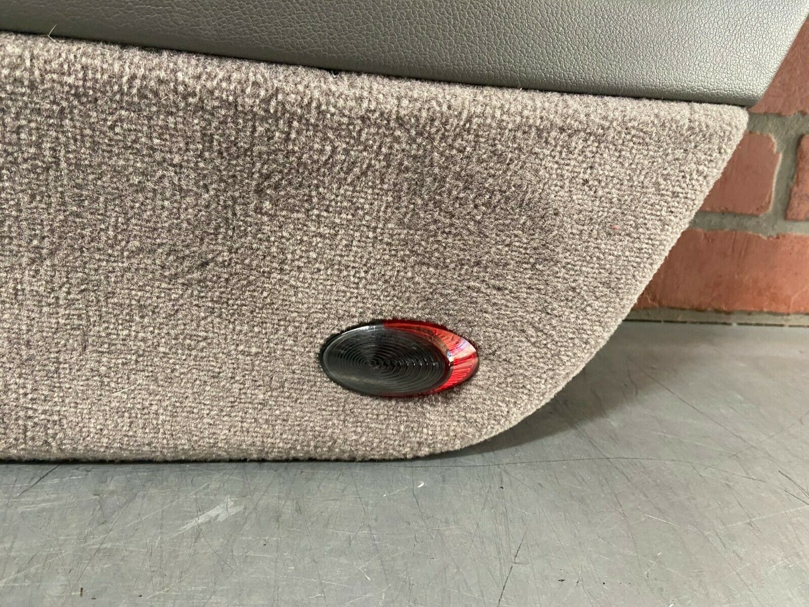 Porsche 996 Carrera 911 Passenger RH Side Door Panel Interior Trim Leather Grey - Image 6