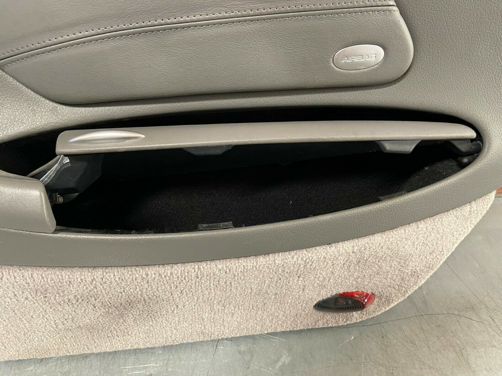 Porsche 996 Carrera 911 Passenger RH Side Door Panel Interior Trim Leather Grey - Image 8