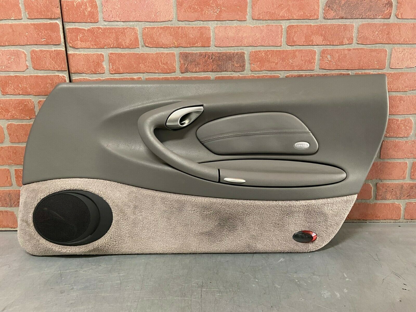Porsche 996 Carrera 911 Passenger RH Side Door Panel Interior Trim Leather Grey