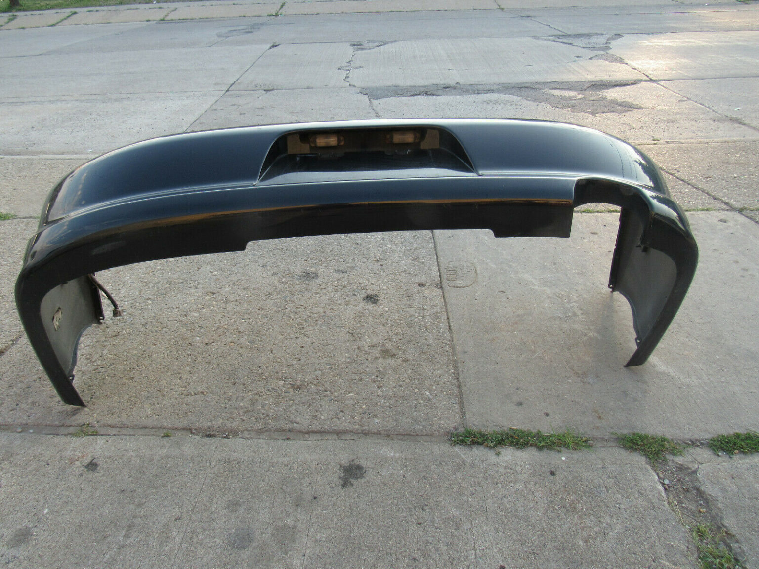 03-05 MITSUBISHI LANCER EVOLUTION 8 OEM BLACK REAR BUMPER COVER EVO8 ...