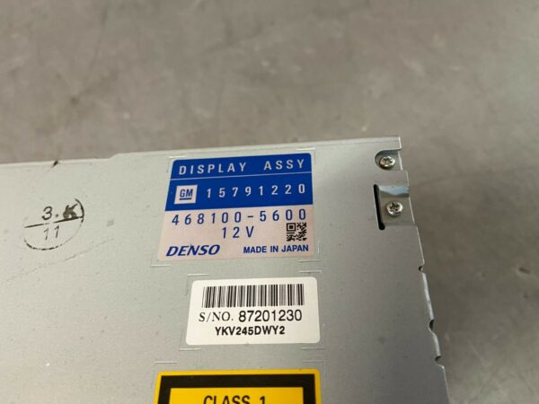 2006 2006-2010 Chevrolet Corvette Navigation CD Player Radio - Image 9
