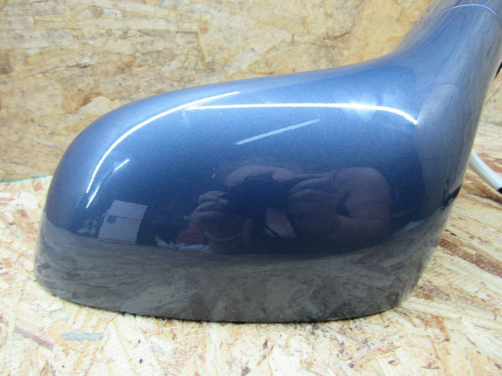 06-13 C6 LH Driver Door Rear View Mirror Power w/Light Sensitive sonic Blue - Image 7