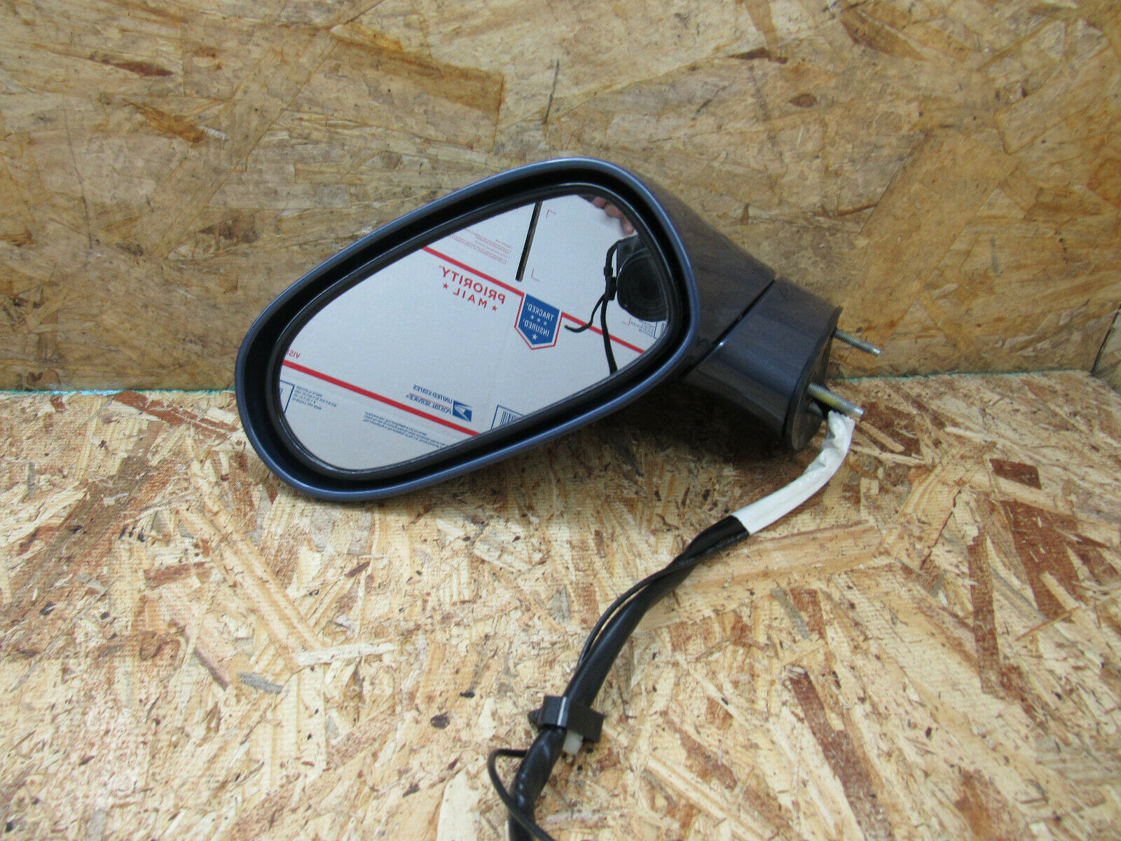 06-13 C6 LH Driver Door Rear View Mirror Power w/Light Sensitive sonic Blue