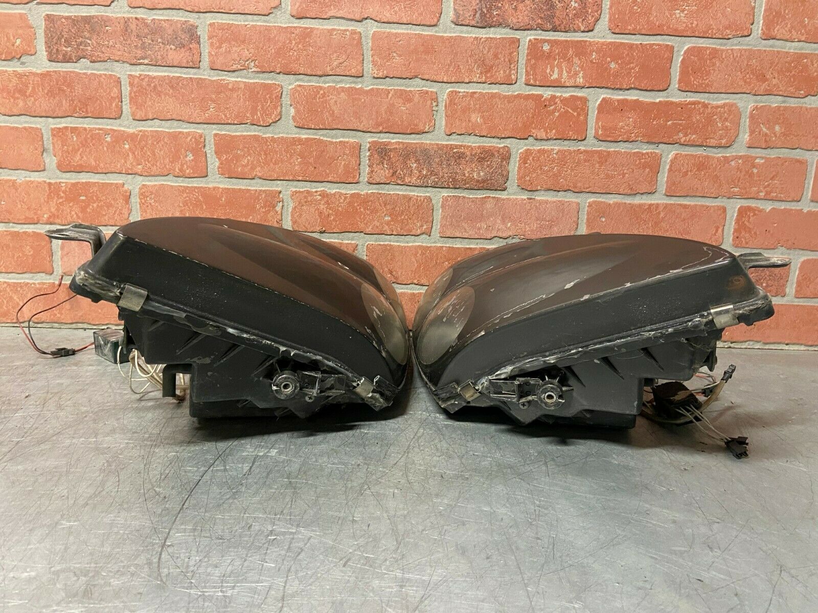 99 Mitsubishi 3000GT Headlights Pair Set W/ Halos - Image 6