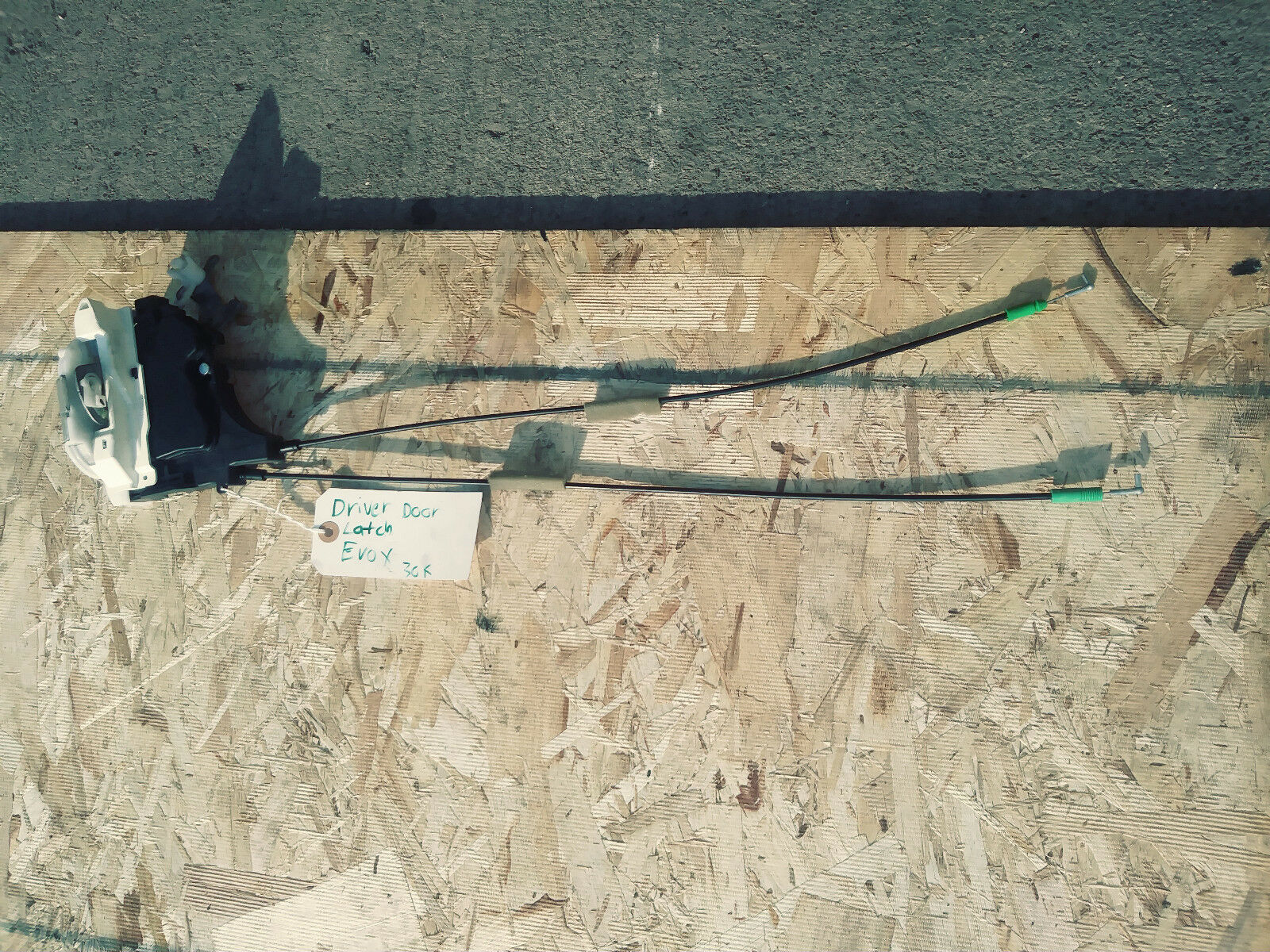 2014  Mitsubishi Lancer EVOx Factory driver lh left Latch Cables