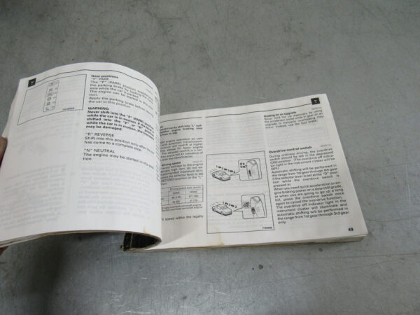 1997 MITSUBISHI 3000GT SL VR4 OWNER'S MANUAL WITH CASE OEM - Image 7