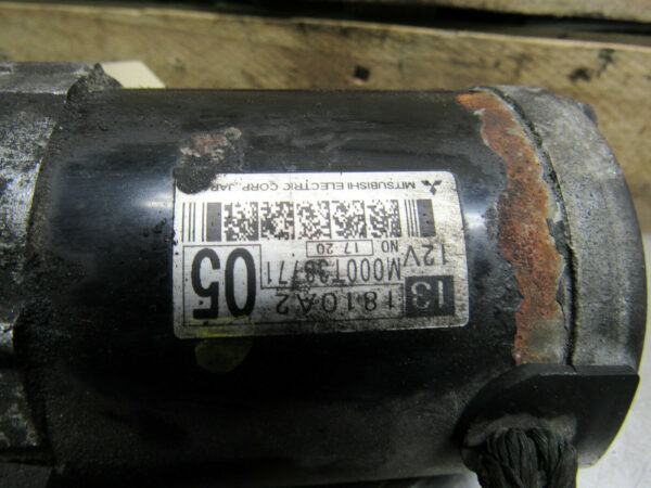 08-15 Mitsubishi Lancer Evolution X Ralliart Starter Motor OEM Evo - Image 4